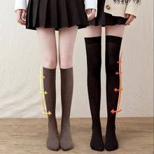 Female knee-high stockings ins of qiu dong thin section calf jk black rod leg tube in Japanese knee-high socks 2024 - buy cheap