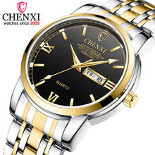 Men Watch CHENXI Luxury Brand Analog Quartz Watch Man Clock Week Calendar Business Male Wristwatches relogio masculino 8211 2024 - buy cheap