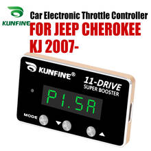 KUNFINE Car Electronic Throttle Controller Racing Accelerator Potent Booster For JEEP CHEROKEE KJ 2007- After Tuning Parts 2024 - buy cheap