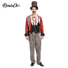 Reneecho Men Ringmaster Costume Halloween Costume For Adult Bloody Ring Master Cosplay Set 2024 - buy cheap