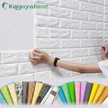 Kaguyahime-papel de parede 3d, adesivo diy para decoração de quarto, cozinha, quarto, à prova d'água, tijolo de parede 2024 - compre barato