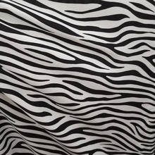 Zebra-tecido de chiffon, material para costura diy, vestido de verão 2024 - compre barato