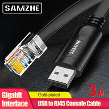 SAMZHE USB rs232 в RJ45 адаптер конвертер модем консольный кабель для кабеля маршрутизатора 2024 - купить недорого