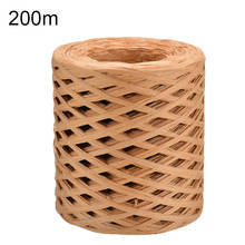 200m/roll Raffia Paper Ribbon Wrapping Cord Twine Packing Ribbon Rope DIY Crafts for Gift Box Wedding Party Decoration 2024 - buy cheap