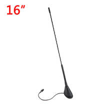 1 Set Universal 16 inch Car Anti Noise Whip Roof Mast AM/FM Aerial Antenna+ Base For BMW VW Jetta Bora Golf Polo MK4 Passat Audi 2024 - buy cheap