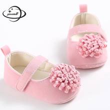 Newborn Baby First Walkers Spring Autumn Girl Cotton Single Toddler Shoes Hook & Loop Colored Flowers Soft Infant Shoes H20 2024 - buy cheap