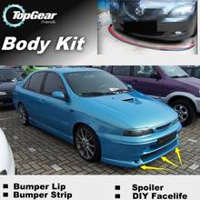 Bumper Lip Deflector Lips For Fiat Marea / Marengo Front Spoiler Skirt For TopGear Fans Car Tuning / Body Kit / Strip 2024 - buy cheap