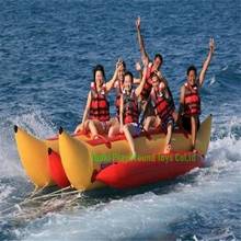 water sport games inflatable water banana boat fly tube fishing for 12 persons 2024 - buy cheap