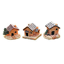 HOT SALE Mini Small House Cottages DIY Toys Crafts Figure Moss Terrarium Fairy Garden Ornament Landscape Decor Home Decor L*5 2024 - buy cheap