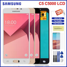 Super Amoled Lcd For Samsung Galaxy C5 C5000 LCD Display Touch Screen Digitizer Replacement For Samsung C5 C5000 Lcd Screen 2024 - buy cheap