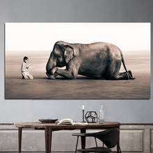 Buddha Modern Canvas Painting Nordic Posters And Prints Zen Home Decoration Elephant religion Art Wall Picture For Living Room 2024 - buy cheap