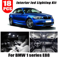 18pcs error free LED Interior + Reverse Light Kit for BMW 1 series E88 Convertible Cabriolet 118i 120d 120i 123d 125i 128i 135i 2024 - buy cheap