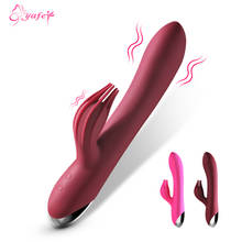 Waterproof  G Spot Rabbit double Vibrator Sex Toys for Women Dildo Vibrators Sex Clitoris Sex Products Toys for adult Erotics 2024 - buy cheap