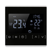 LCD Touched Screen Intelligent Thermostat Programmable function Electric Floor Heating Thermostat Home Temperature Controller 2024 - buy cheap