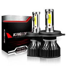 LED Car LED Headlight Conversion Kit H4/H7 50W 5000LM COB Super Power Bulbs 6000K White Car Headlamps Accessories 2024 - buy cheap