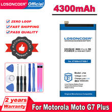 LOSONCOER JT40 4300mAh Battery For Motorola Moto G6 Plus XT1926-6 XT1926-7 XT1926 XT1926-5 XT1926-8 Batteries 2024 - buy cheap