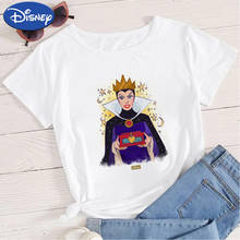 Disney Villains Maleficent T Shirt Women Evil Queen Crewneck Tops Tumblr Ropa Aesthrtic Short Sleeve Tshirts Urbano Streetwear 2024 - buy cheap