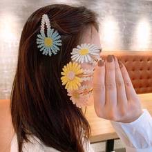2020 Spring And Summer New Hairpin Small Chrysanthemum Rhinestones Under The Fresh Forest Girl Hair Accessories 2024 - buy cheap