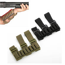 Porta munición Molle para caza, bolsa de carcasa, soporte de bala para escopeta, Cartucho de Rifle redondo EDC táctico extraíble para brazo 2024 - compra barato