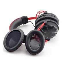 Almohadillas elásticas de cuero de repuesto para HyperX Cloud Silver II Hurricane 2 Cloud Alpha Pro X, funda para auriculares de juego 2024 - compra barato