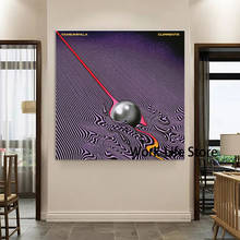 Tame impala psychedelic rock correntes álbum capa arte poster de seda presente decoração da casa parede imagem para sala estar quarto 2024 - compre barato