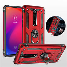 For Xiaomi K20 Pro Mi9T Mi9 Mi 9T CC 9E SE CC9 A3 Lite Shockproof Armor Magnetic Ring Holder Case for Redmi Note 7 8 Pro 7A 8A 2024 - buy cheap