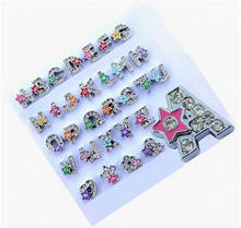 26Pcs/Lot 8mm Slide Letter Charms For Bracelet Making Women Jewelry Star Rhinestone Alphabet A-Z DIY Choker Pet Collar Keychain 2024 - buy cheap