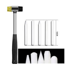 Tools car dent repair Rubber Hammer White Tap Down Pen Dent Removal car Repair Tool Auto Dent Repair Tool Hand Tool Set 2024 - buy cheap