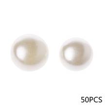 50 шт 10 мм 11 мм круглые Швейные жемчужные кнопки для Аксессуары для шитья одежды Скрапбукинг одежды DIY Инструменты для одежды H7ED 2024 - купить недорого