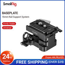 Smallrig universal 15mm sistema de suporte ferroviário placa de base (arca-padrão suíço) para câmeras dslr-2092b 2024 - compre barato