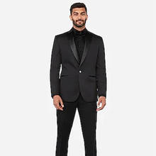 ANNIEBRITNEY Black 2 Piece Slim Fit Formal Men Suit Custom Groom Wedding Tuxedo High End 2 Piece Prom Wedding Men Suit Set 2024 - buy cheap