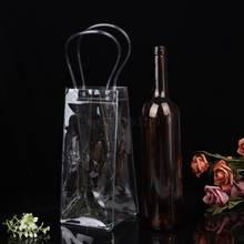 PVC Leakproof Tote Bag Transparent Pack Ice Bucket Wine Champagne Bottle Chiller 2024 - buy cheap