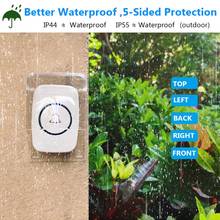 Transparent Waterproof Cover for Wireless Outdoor Doorbell Double-sided Adhesive Smart Doorbell Ring Chime Supplies 2024 - buy cheap