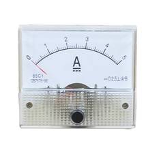 1PC DC Plastic Analog Pointer Ammeter Ampere Meter Amp Panel 1A 2A 3A 5A 10A 20A 50A 100A Mechanical Current Meters 64*56mm 2024 - buy cheap