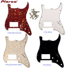 Golpeador de guitarra Pleroo personalizado-para US 11 agujeros de tornillo Strat con Floyd Rose Tremolo Bridge PAF Humbucker H Scratch Pleroo 2024 - compra barato