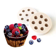 1pc 8 Holes Raspberry Blueberry Shape Cake Mold Silicone Berry Fondant Mold Cake Decoration Tool 2024 - buy cheap
