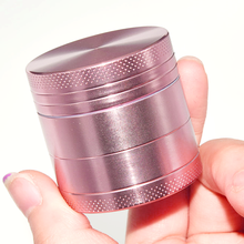 63mm aluminum weed herb grinder metal pink Manual Hand Tobacco Spice Miller Crusher Machine tool 4-layer 2024 - buy cheap