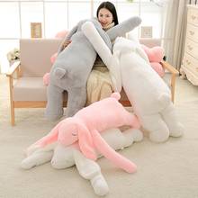 Animal gigante de peluche de conejo para niña, almohada de peluche de 90cm y 120cm, suave, de dibujos animados 2024 - compra barato