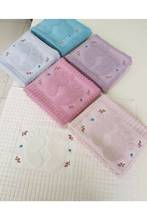 100 cotton Colorful Embroideried Foot Towel 50x70 Cm 2 Pcs 2024 - купить недорого