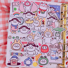 22pcs / Packs Cute Cartoon Funny Magic Girl Stickers Album Letter Kawaii Decoration Material Hand Account Diary Creative Sticker 2024 - buy cheap