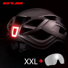 New Cycling Helmet With LED Light USB Rechargeable Intergrally-Molded MTB Road Bike Helmet With Goggles XXL 58-65CM Safety Cap 2024 - buy cheap