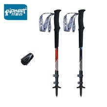 Walking Stick Carbon Fiber 3 Section 55-125cm adjustable External lock Mountain-climbing Crutch Outdoor Hiking Sirius 1 Series 2024 - buy cheap