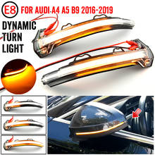 Crystal Lens For Audi A4 S4 RS4 B9 2016-2019 A5 S5 RS5 Dynamic Turn Signal LED Light Side Mirror Indicator Sequential Blinker 2024 - buy cheap