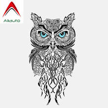 Aliauto Cartoon Car Sticker Creative Blue Eye Owl Accessories PVC Decal for Chevrolet  Opel Astra Audi B8 Toyota,8cm*15cm 2024 - buy cheap