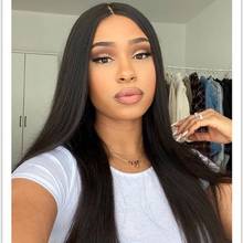 26 inch 13x6 Lace Front Human Hair Wigs T-part Lace Front Wig Brazilian Natural Straight Remy Hair Wigs For Women magic love 2024 - buy cheap