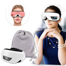 Smart USB Rechargeable Electric Eye Massager Air Pressure Hot Compress Massage Glasses Foldable Bluetooth Music Eyes Massage Car 2024 - buy cheap