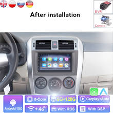 Radio con GPS para coche, Reproductor Multimedia con Android 8,1, 2Din, IPS, para Toyota Corolla E140/150/2006, 2007, 2008, 2009, 2010, 2011 2024 - compra barato