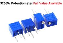 10PCS 3266W potentiometer 103 102 101 104 105 201 202 203 204 500 501 502 503 504 100R 1K 10K 100K 1M 200R 2K 20K 200K 50R 500 2024 - buy cheap