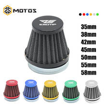 ZS MOTOS Universal 35mm 38mm 42mm 45mm 58mm Mushroom Head Motorcycle Carburetor Air Filter Cleaner Intake Pipe Modified Scooter 2024 - buy cheap