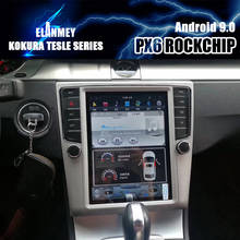 PX6 Автомобильный Bluetooth экран Tesla Android 9,0 GPS-навигация Мультимедиа для VW Passat CC 2010 2011 2016 Радио стерео DSP головное устройство 2024 - купить недорого